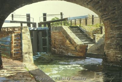 Top Lock at Audlem, Shropshire Union canal
