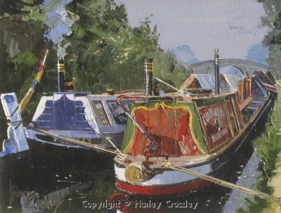 Boat & Butty at Hawkesbury Junction